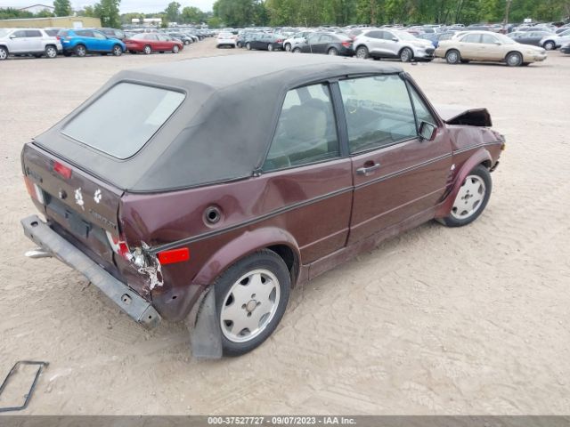 1993 VOLKSWAGEN CABRIOLET WVWBB5150PK001349 Photo 3