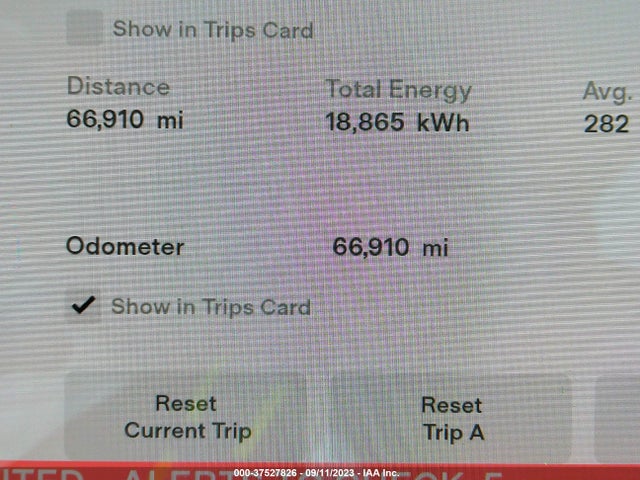 2019 TESLA MODEL 3 LONG RANGE/PERFORMANCE VIN: 5YJ3E1EB9KF191744