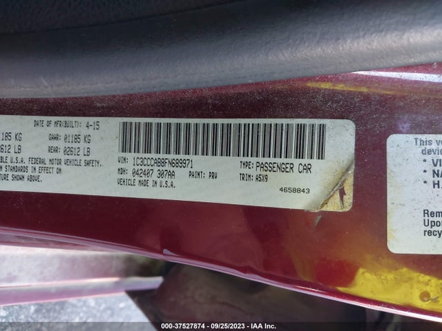 1C3CCCAB8FN689971 Chrysler 200 Limited