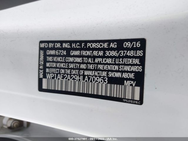 WP1AE2A29HLA70963 Porsche Cayenne E-hybrid S/s Platinum Edition