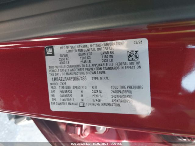 LRBAZLR44PD067493 Buick Envision Preferred