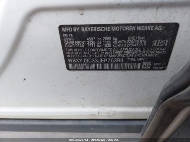 WBXYJ3C33JEP76394 BMW X2 Sdrive28i