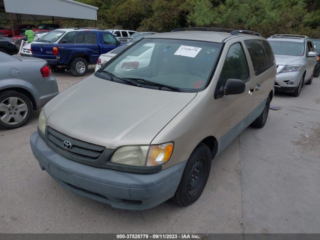 2002 TOYOTA SIENNA CE VIN: 4T3ZF19C82U492459