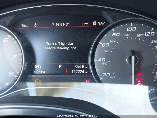 2013 AUDI S6 PRESTIGE VIN: WAUJ2BFC9DN077760