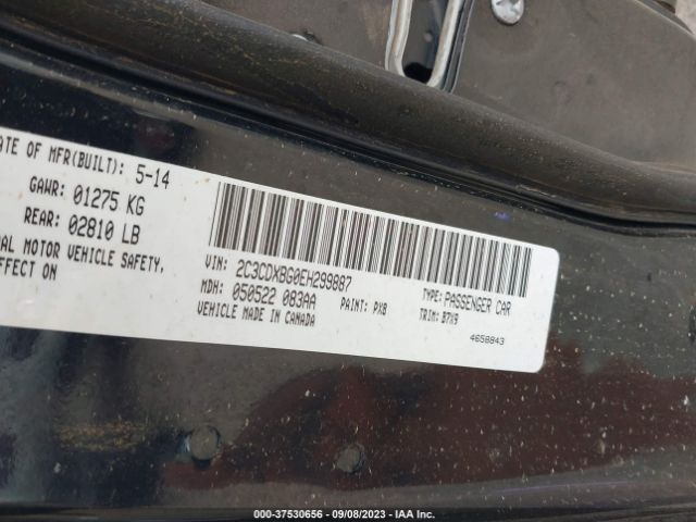 2C3CDXBG0EH299887 Dodge Charger Se