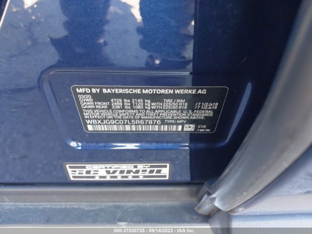 WBXJG9C07L5R67876 BMW X1 Xdrive28i