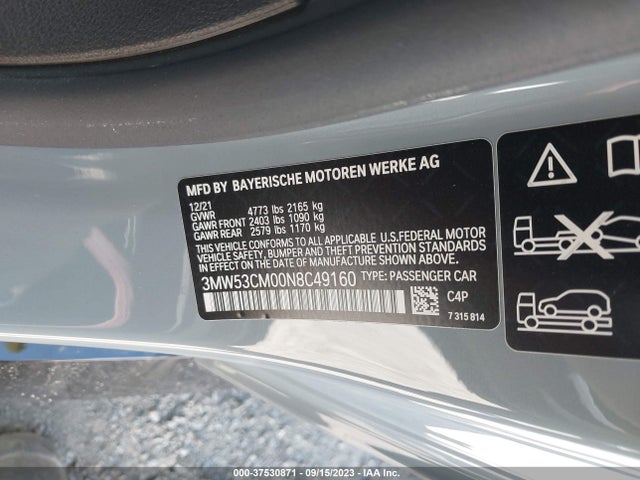 BMW 2 Series M240i Xdrive 2022 аукцион фото