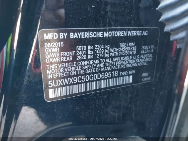 5UXWX9C50G0D69518 BMW X3 Xdrive28i