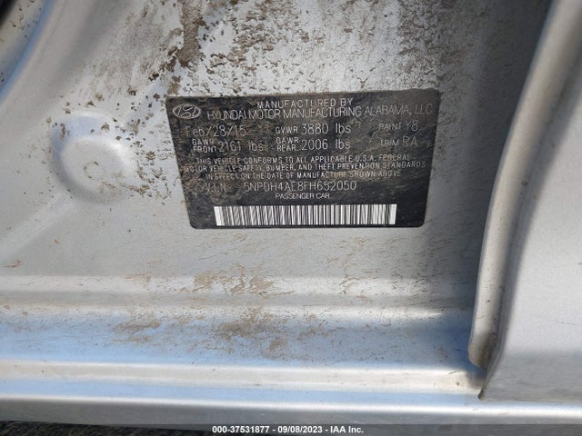 Hyundai ELANTRA SE 2015 5NPDH4AE8FH652050 Image 9