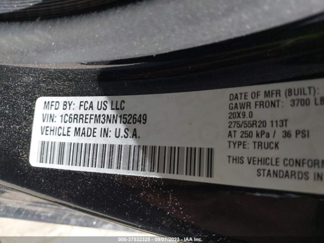 2022 RAM 1500 1C6RREFM3NN152649 Photo 8