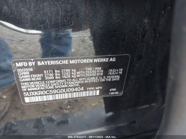 5UXKR0C59G0U09404 BMW X5 Xdrive35i