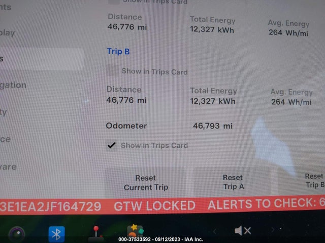 Tesla Model 3 Range Battery 2018 5YJ3E1EA2JF164729 Image 7