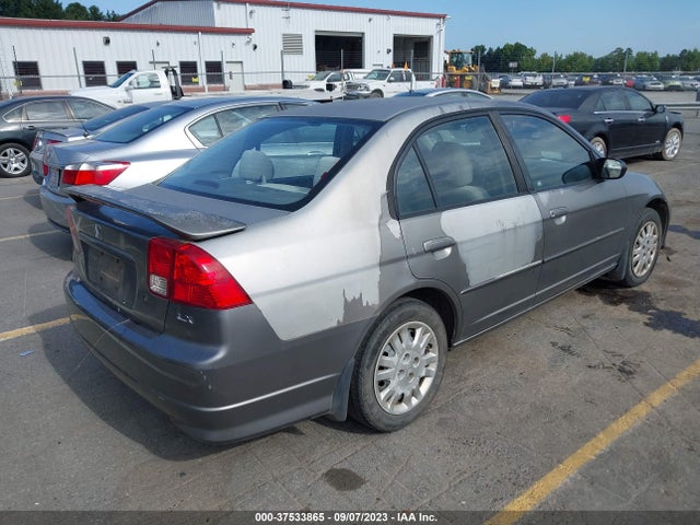 2005 HONDA CIVIC SDN LX VIN: 2HGES16555H572937