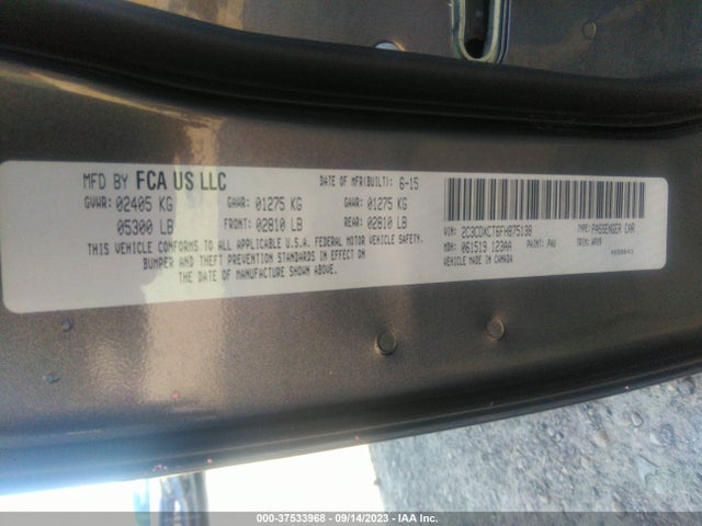 Dodge Charger Rt 2015 2C3CDXCT6FH875138 Image 9