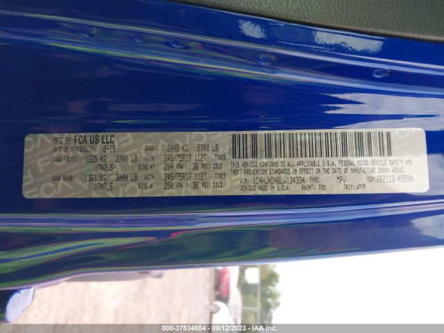 1C4HJXDN6LW134334 Jeep Wrangler Unlimited Sport S