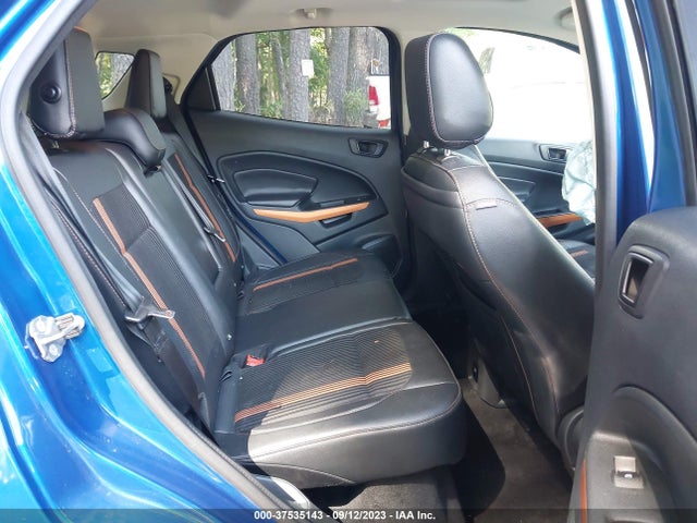 2018 FORD ECOSPORT SES VIN: MAJ6P1CL6JC175568