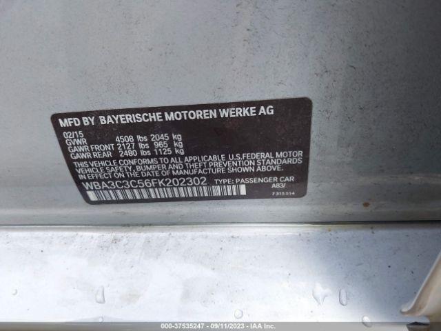 WBA3C3C56FK202302 BMW 3 Series 320i Xdrive