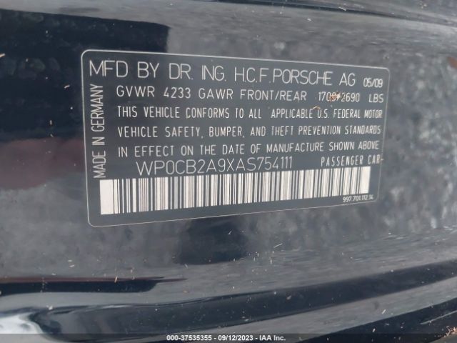 2010 PORSCHE 911 WP0CB2A9XAS754111 Photo 8