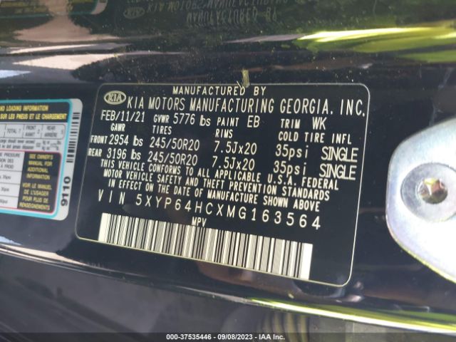 5XYP64HCXMG163564 KIA Telluride S