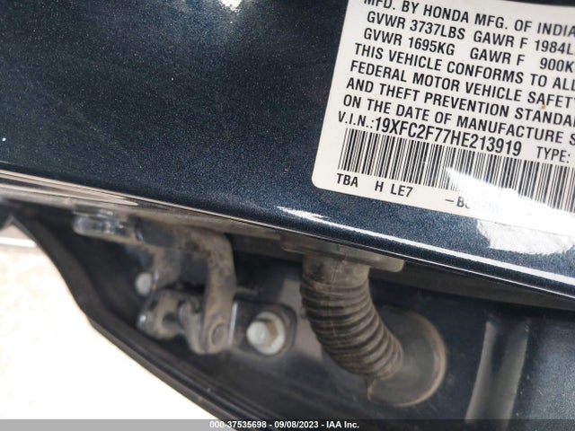 Honda Civic Sedan Ex 2017 19XFC2F77HE213919 Image 9