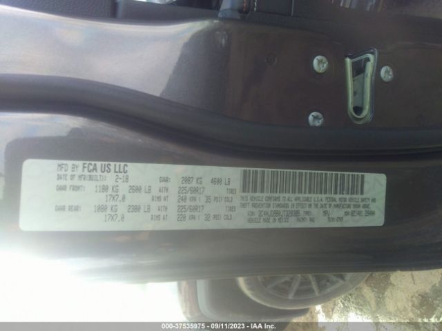3C4NJDBB0JT328385 Jeep Compass Latitude 4x4