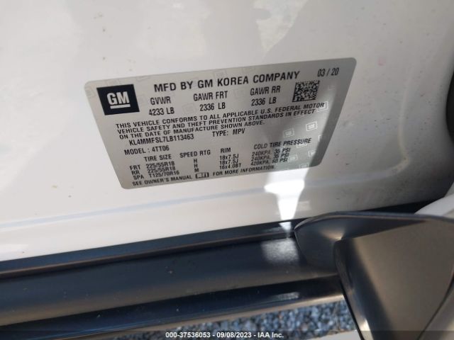 KL4MMFSL7LB113463 Buick Encore Gx Essence