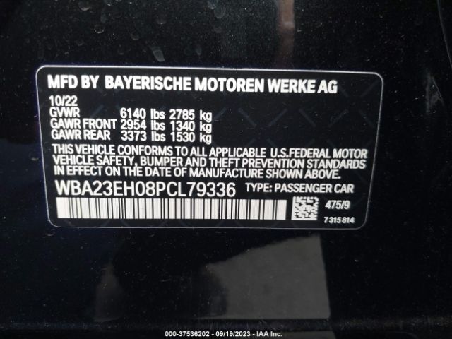 WBA23EH08PCL79336 BMW 7 Series 740i