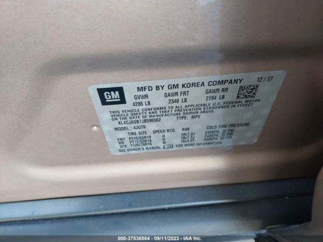 KL4CJASB7JB596562 Buick Encore Preferred