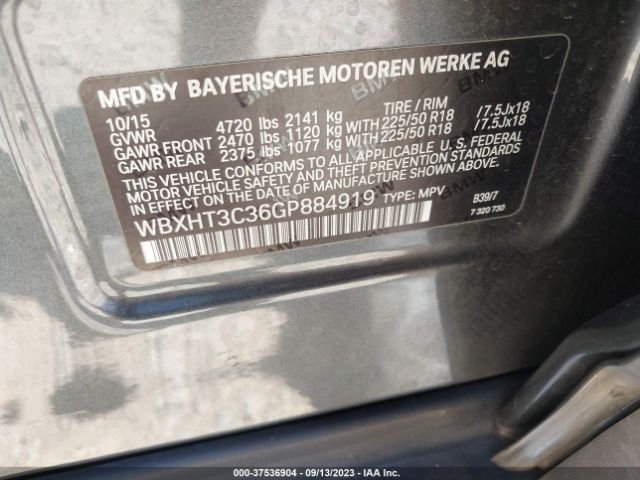 WBXHT3C36GP884919 BMW X1 Xdrive28i