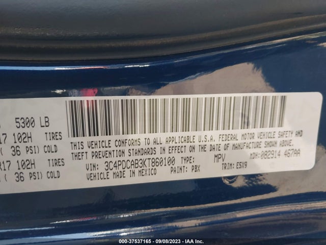 Dodge Journey Se Value Package 2019 3C4PDCAB3KT860100 Image 9