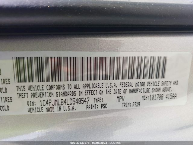 1C4PJMLB4LD548547 Jeep Cherokee Latitude Plus