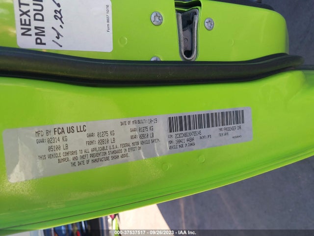 Dodge Charger Sxt 2019 2C3CDXBG1KH725145 Image 9
