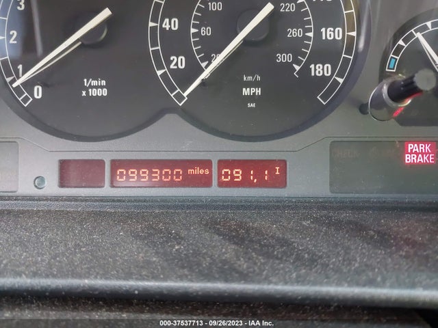 1991 BMW 850 I VIN: WBAEG1310MCB42526