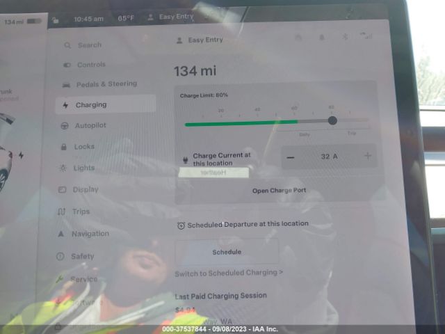 5YJ3E1EA0KF476386 Tesla Model 3 Range