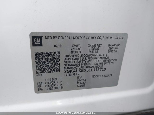 GMC Terrain Awd Denali 2020 3GKALXEX5LL113710 Image 9