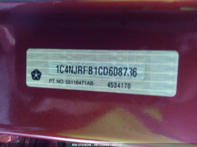 2012 JEEP PATRIOT 1C4NJRFB1CD608736 Photo 8
