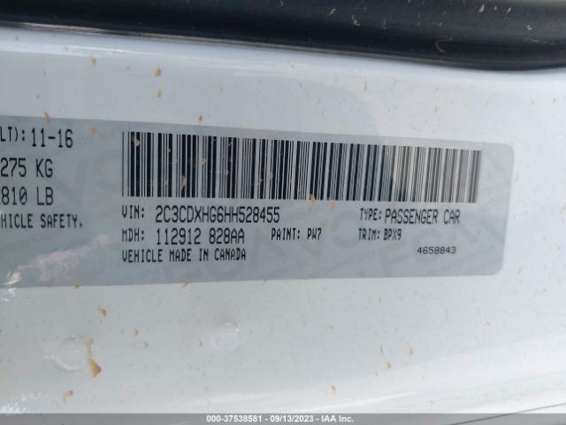 2C3CDXHG6HH528455 Dodge Charger Sxt