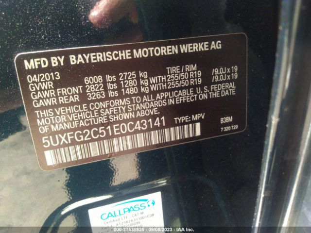 5UXFG2C51E0C43141 BMW X6 Xdrive35i