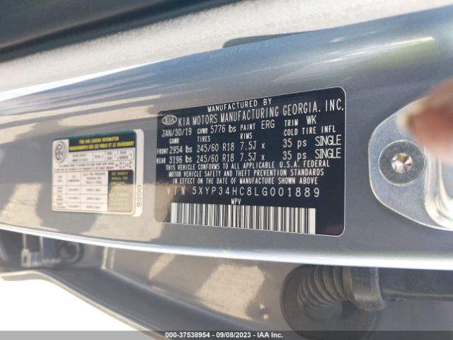 5XYP34HC8LG001889 KIA Telluride Ex