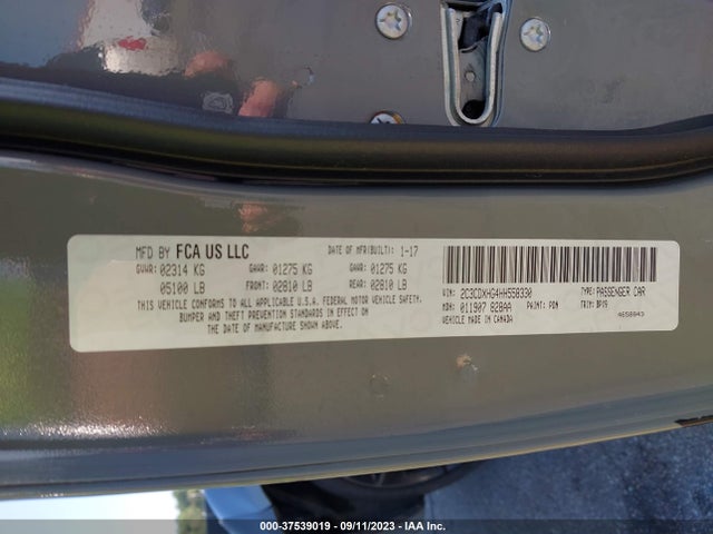 Dodge Charger Sxt 2017 2C3CDXHG4HH558330 Image 9