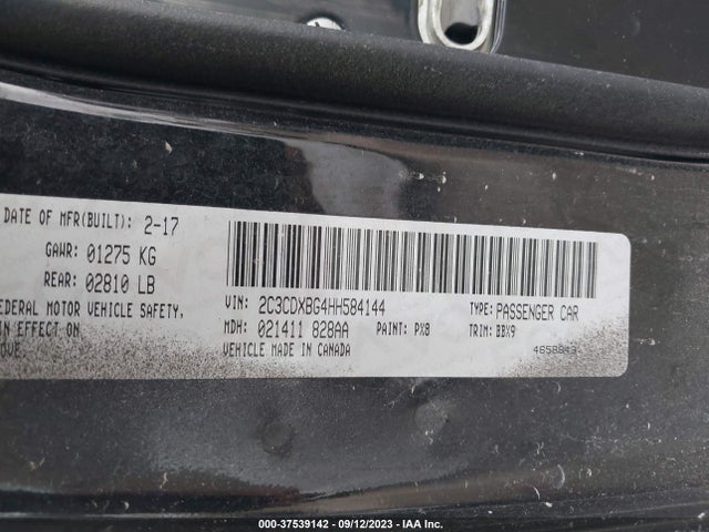 Dodge Charger Se Rwd 2017 2C3CDXBG4HH584144 Image 9