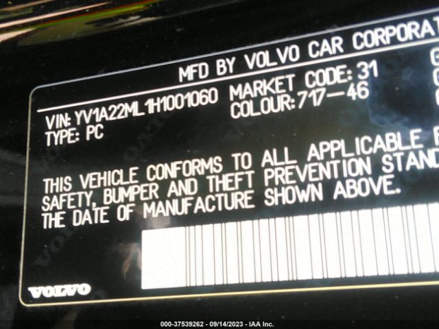 YV1A22ML1H1001060 Volvo S90 T6 Inscription