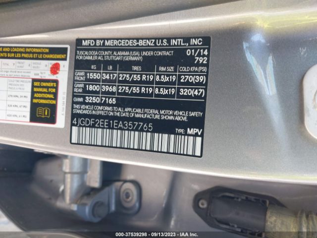 4JGDF2EE1EA357765 Mercedes-Benz Gl-class Gl 350 Bluetec
