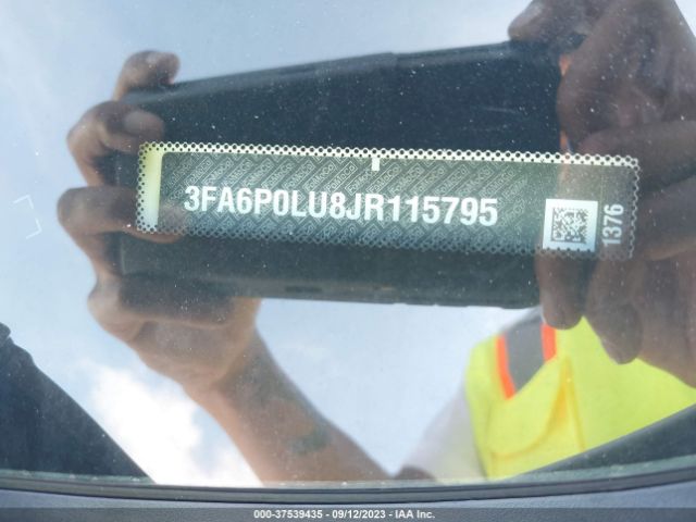 3FA6P0LU8JR115795 Ford Fusion Hybrid Se