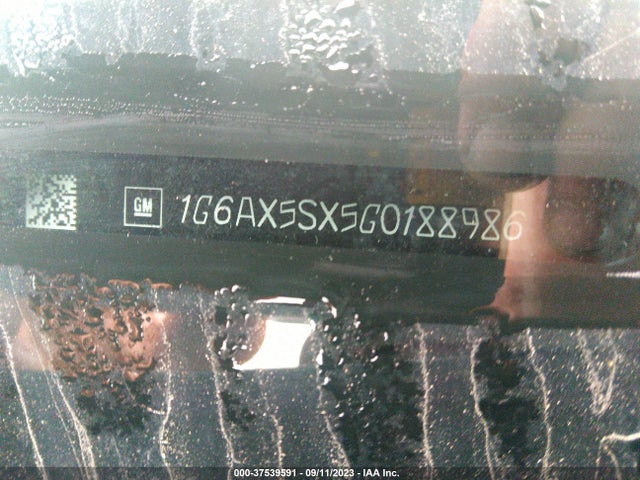 1G6AX5SX5G0188986 Cadillac Cts Luxury Collection