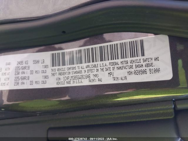 1C4PJMDB5GW261646 Jeep Cherokee Limited
