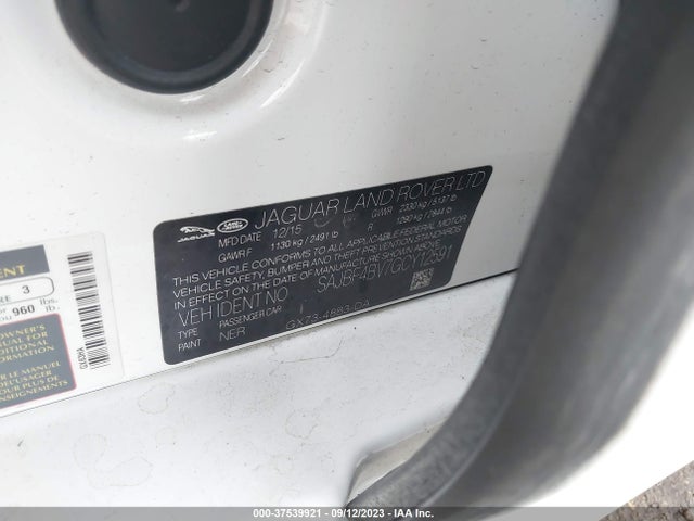 2016 JAGUAR XF SAJBF4BV7GCY12591 Photo 8