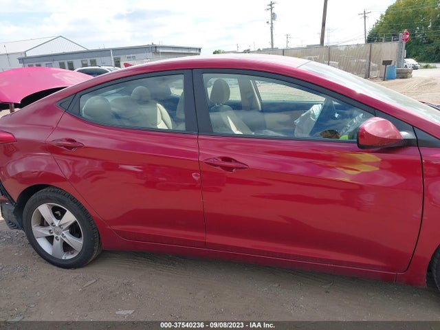 2013 HYUNDAI ELANTRA GLS PZEV VIN: 5NPDH4AE9DH434681
