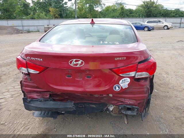 2013 HYUNDAI ELANTRA GLS PZEV VIN: 5NPDH4AE9DH434681