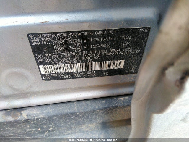 Toyota Rav4 Xle 2021 2T3W1RFV7MC109718 Image 9